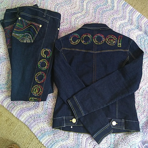 COOGI Denim - Coogi Denim Suit, 15/16, XL/XXL, Like New